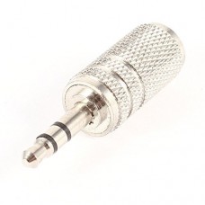 DOMO nSpeed C25T35 2.5mm Female to 3.5mm Male Plug Stereo Audio Jack Metal Silver adapter